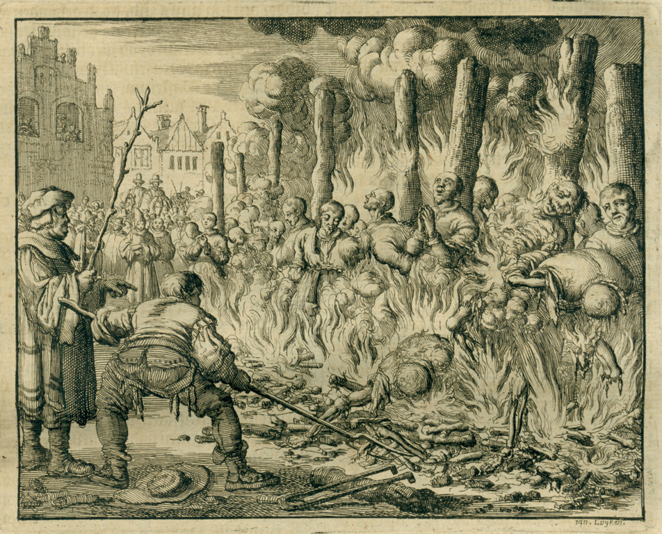 Burning Christians